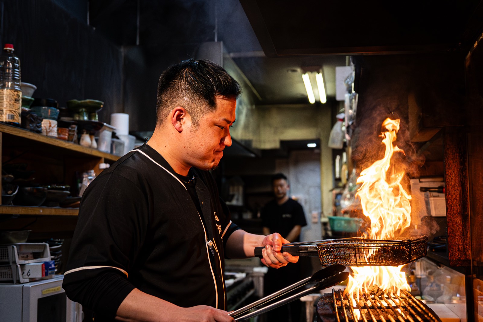 藁焼き